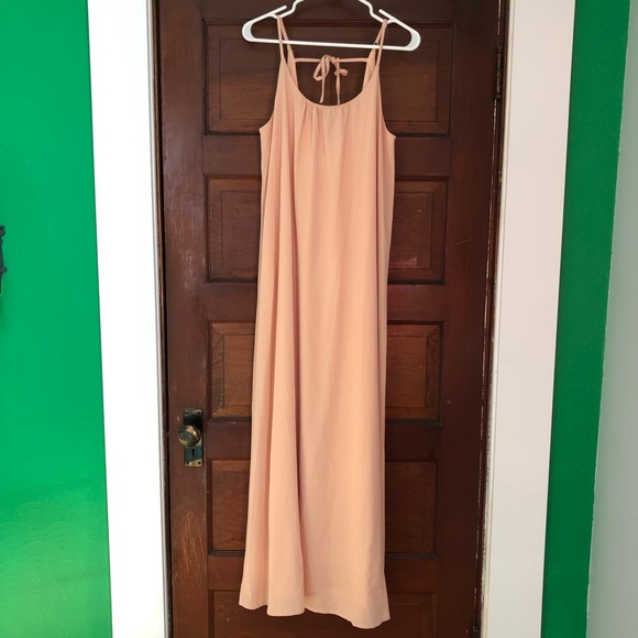 Peach Maxi Dress